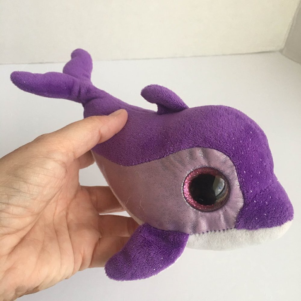 Bundle‎ of Mostly TY Ocean Animal Girl Plushes, Dolphin, Manatee, Turtle - Picture 7 of 10